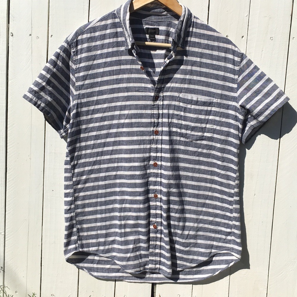 J.Crew Short Sleeved Dress Shirt.